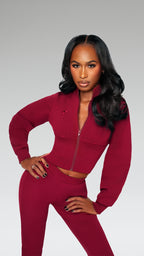 celeste top - merlot